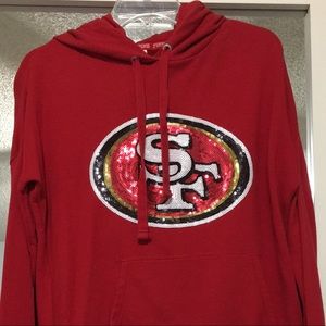 Victoria Secret 49ER sequin hoodie